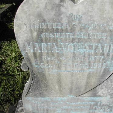 STADEN Maria, von 1877-1933