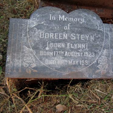 STEYN Doreen nee FLYNN 1923-1981