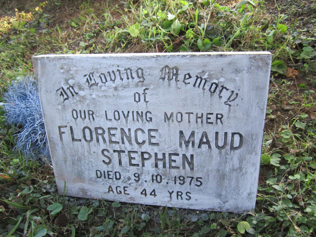 STEPHEN Florence Maud -1975