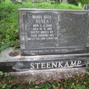 STEENKAMP Maria Rosa Nunes 1943-1983