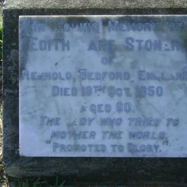 STONER Edith Mare -1950