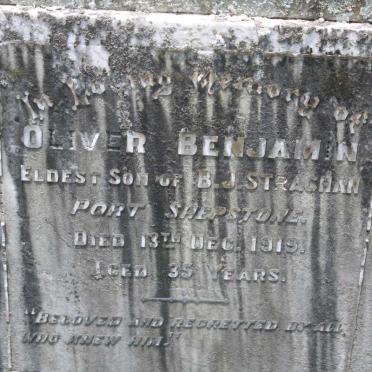 STRACHAN Oliver Benjamin -1919