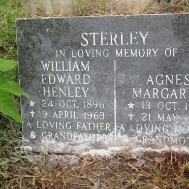 STERLEY William Edward Henley 1896-1963 &amp; Agnes Margaret 1905-1974