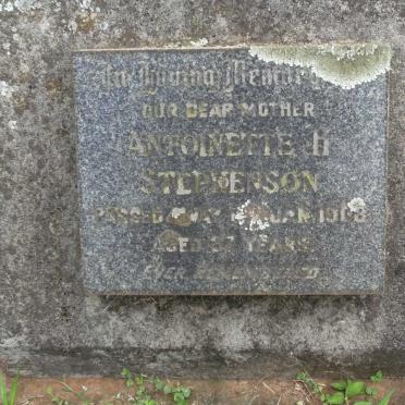 STEPHENSON Antoinette H. -1908