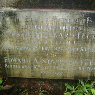 STANNARD FEEK Edward A. -1954 &amp; Minnie CUTLER -1927