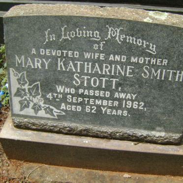 STOTT Mary Katharine Smith -1962