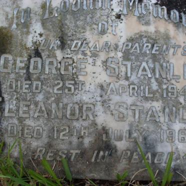 STANLEY George -1945 &amp; Eleanor -1965