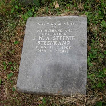 STEENKAMP J.W.A. 1905-1975