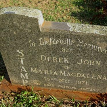 STAMP Derek John &amp; Maria Magdalena -1971