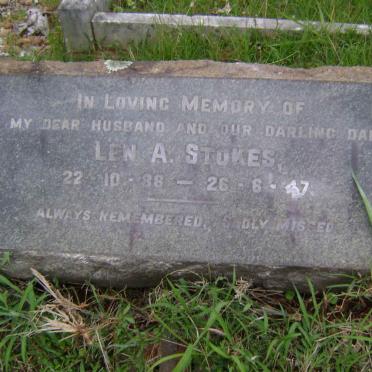 STOKES Len A. 1888-1947