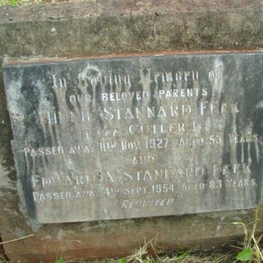 STANNARD FEEK Edward A. -1954 &amp; Minnie CUTLER -1927