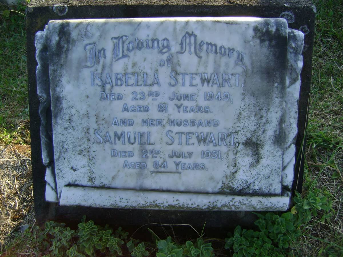 STEWART Samuel -1951 &amp; Isabella -1949