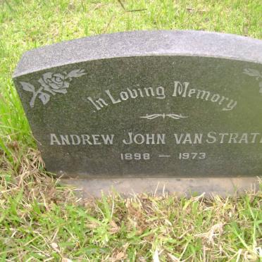 STRATEN Andrew John, van 1898-1973