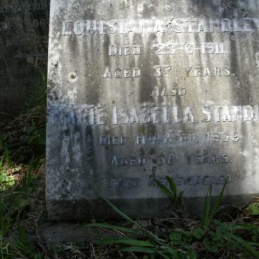 STANDLEY Louisiana -1911 :: STANDLEY Marie Isabella -1935