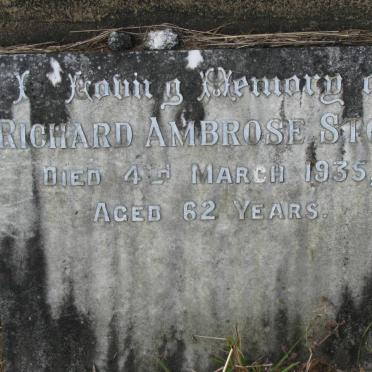 STOW Richard Ambrose -1935