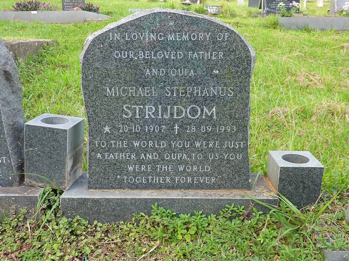 STRIJDOM Michael Stephanus 1907-1993 &amp; Katrina Maria TERBLANCHE 1918-1969