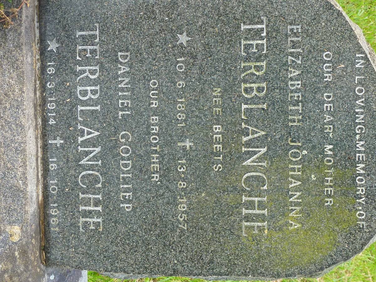 STRIJDOM Michael Stephanus 1907-1993 &amp; Katrina Maria TERBLANCHE 1918-1969