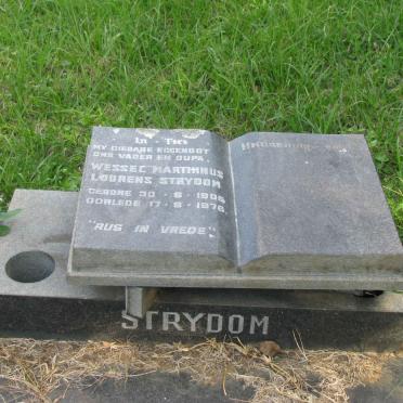 STRYDOM Wessel Marthinus Lourens 1905-1976