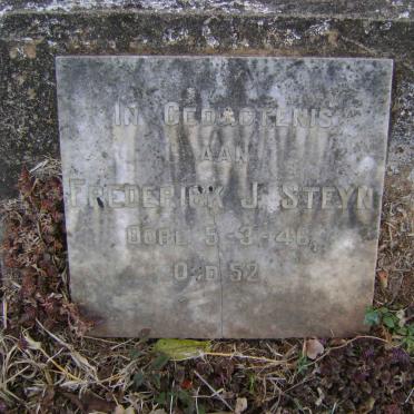 STEYN Frederick J. -1946