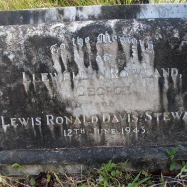 STEWART Llewellyn Rowland Davis -1937 :: STEWART George Davis -1953 ::STEWART Lewis Ronald Davis -1943