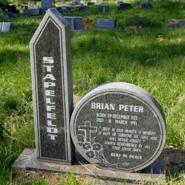 STAPELFELDT Brian Peter 1933-1991