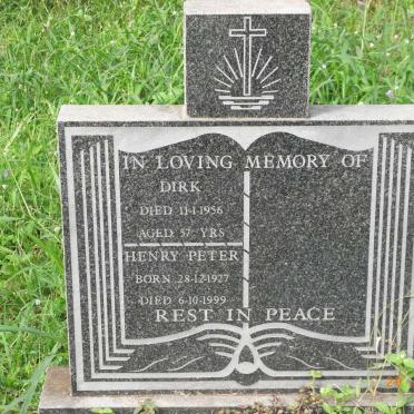 STOLLS  Dirk -1956 :: STOLLS Henry Peter  -1999