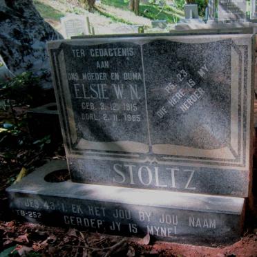 STOLTZ Elsie W.N. 1915-1985