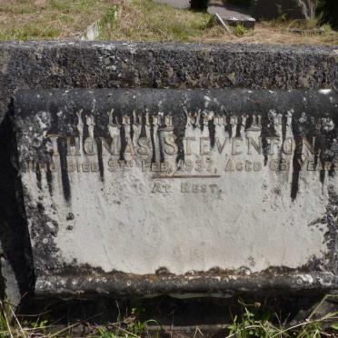 STEVENTON Thomas -1937