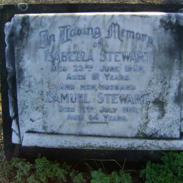STEWART Samuel -1951 &amp; Isabella -1949