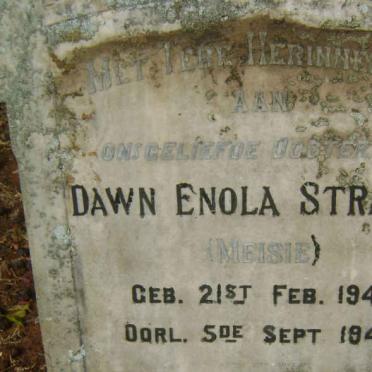 STRAUSS Jacob Johannes 1903-1963 :: STRAUSS Dawn Enola 1942-1943