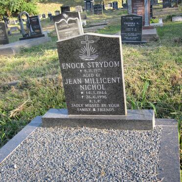 STRYDOM Enock -1971 :: NICHOL Jean Millicent 1944-1996