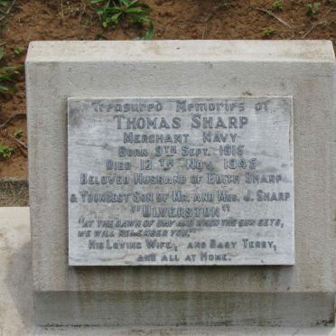 SHARP Thomas 1915-1945