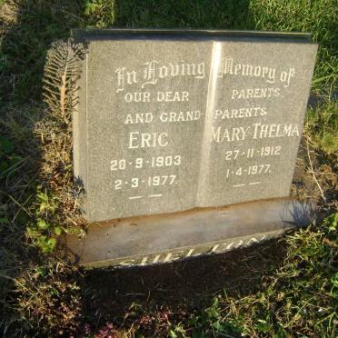 SHELTON Eric 1903-1977 &amp; Mary Thelma 1912-1977