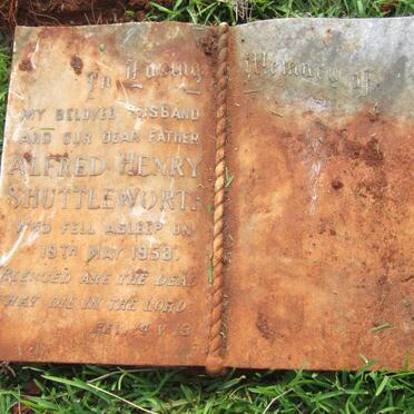 SHUTTLEWORTH Alfred Henry -1958