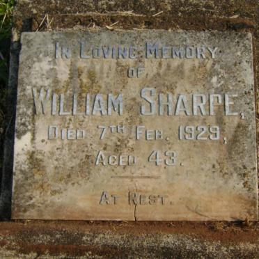 SHARPE William -1929