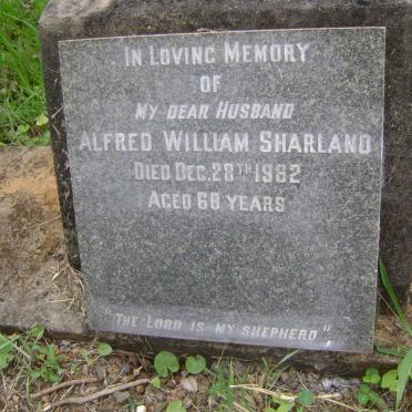 SHARLAND Alfred William -1962
