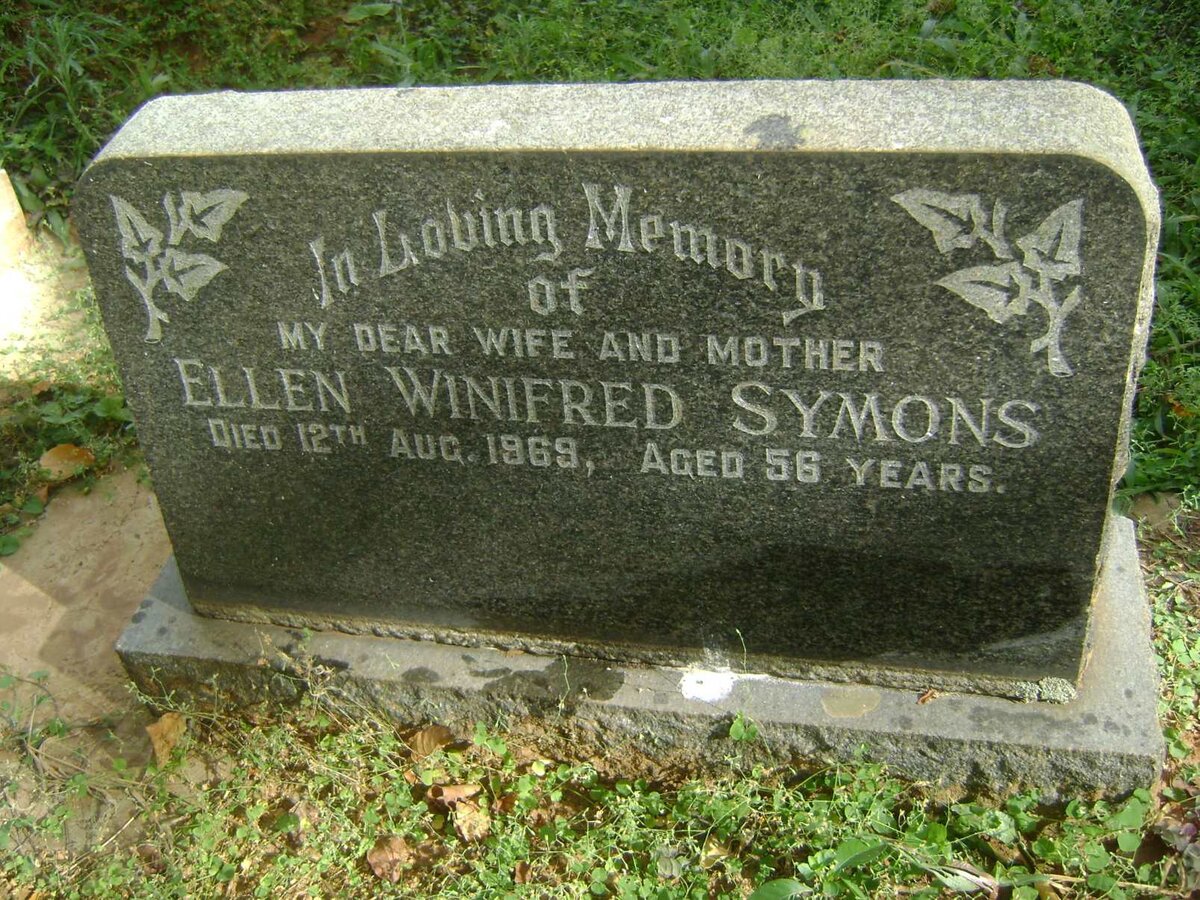 SYMONS Ellen Winifred -1969