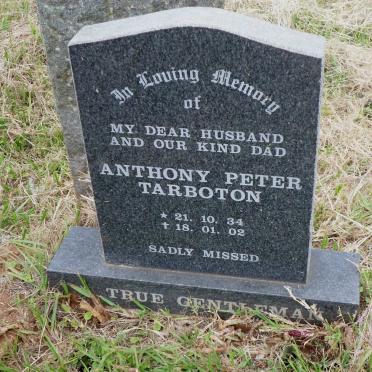 TARBOTON Anthony Peter 1934-2002