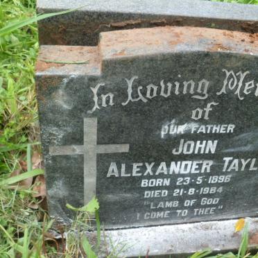 TAYLOR John Alexander 1896-1984