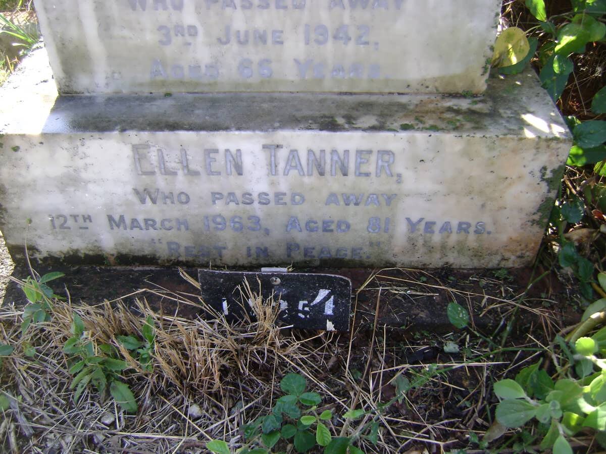 TANNER De Vere Herbert -1942 &amp; Ellen -1963