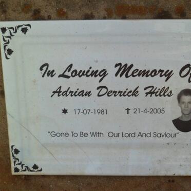 HILLS Adrian Derrick 1981-2005