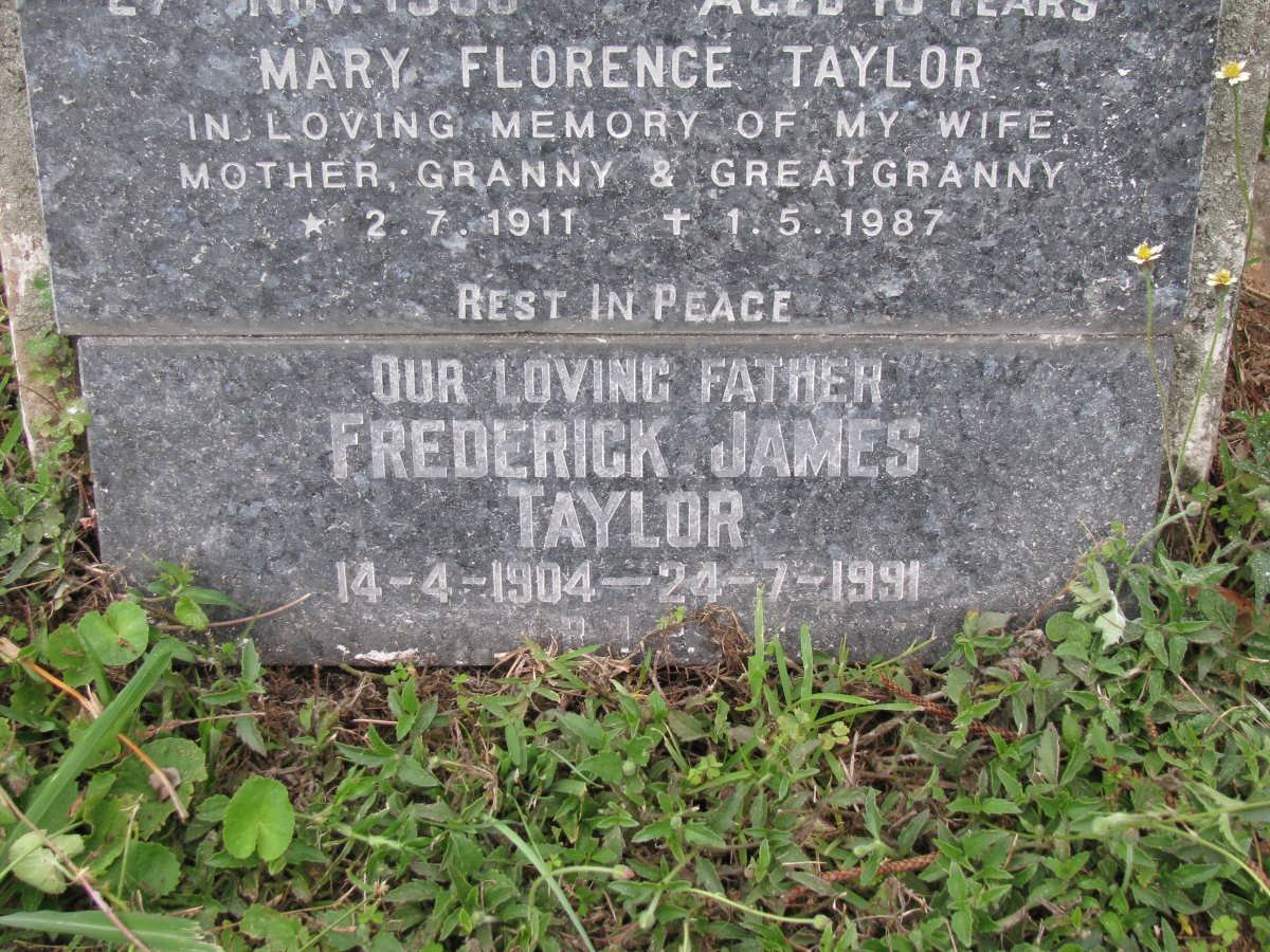 TAYLOR Frederick James 1904-1991