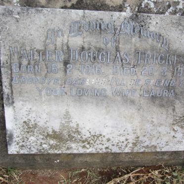 TRICKETT Walter Douglas 1916-1958
