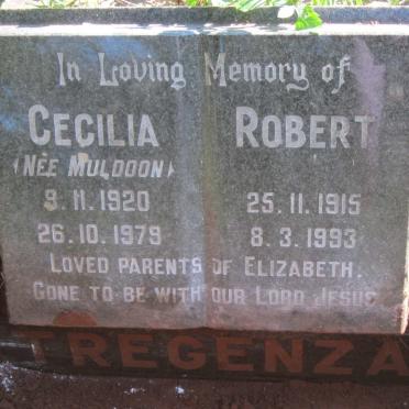 TREGENZA Robert 1915-1993 &amp; Cecilia MULDOON 1920-1979