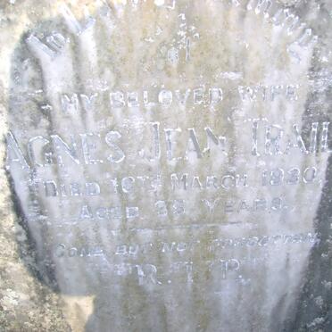 TRAILL Agnes Jean -1930