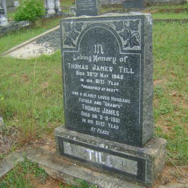 TILL Thomas James -1945 :: TILL Thomas James -1981