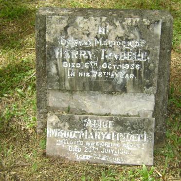 TINDELL Harry -1936 &amp; Alice Maud Mary -1947