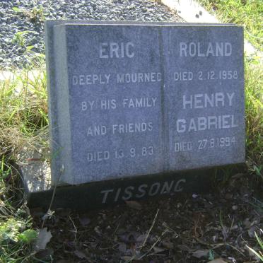 TISSONG Roland -1958 :: TISSONG Eric -1983 :: TISSONG Henry Gabriel -1994