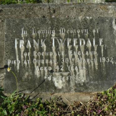 TWEEDALE Frank -1932