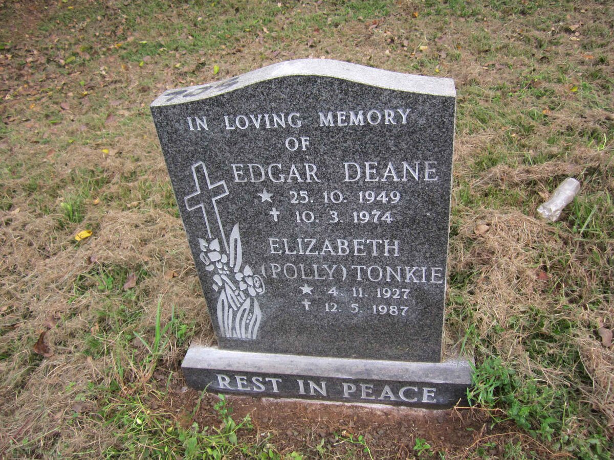 TONKIE Elizabeth 1927-1987 :: DEANE Edgar 1949-1974